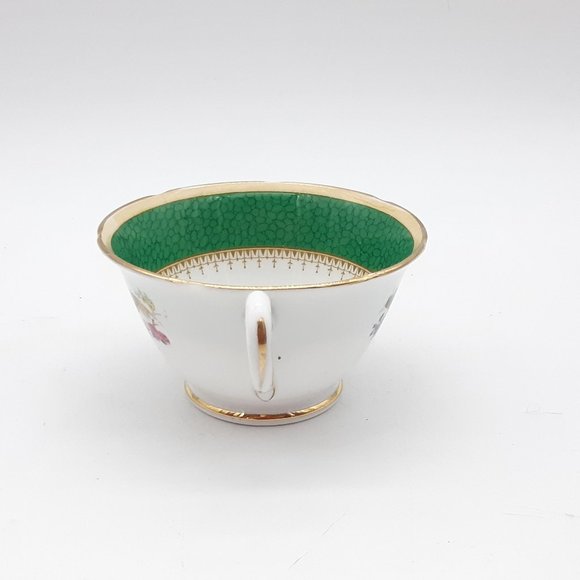 Green Tea Cup and Saucer Ye Old English by Jackson and Gosling -Grosvenor - Picture 8 of 11